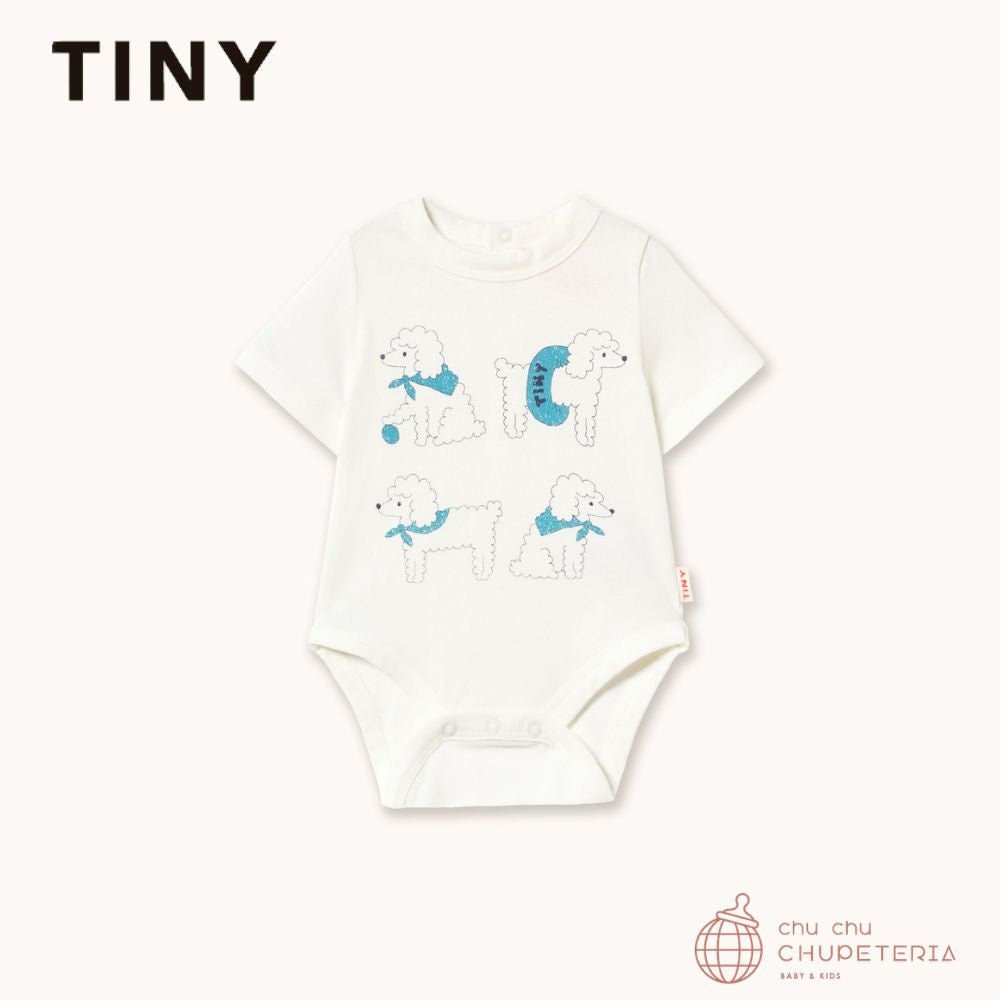 【TINYCOTTONS】[DROP 2] POODLE GRAPHIC BODY off - white (26SS) _1 _ chu chu CHUPETERIA