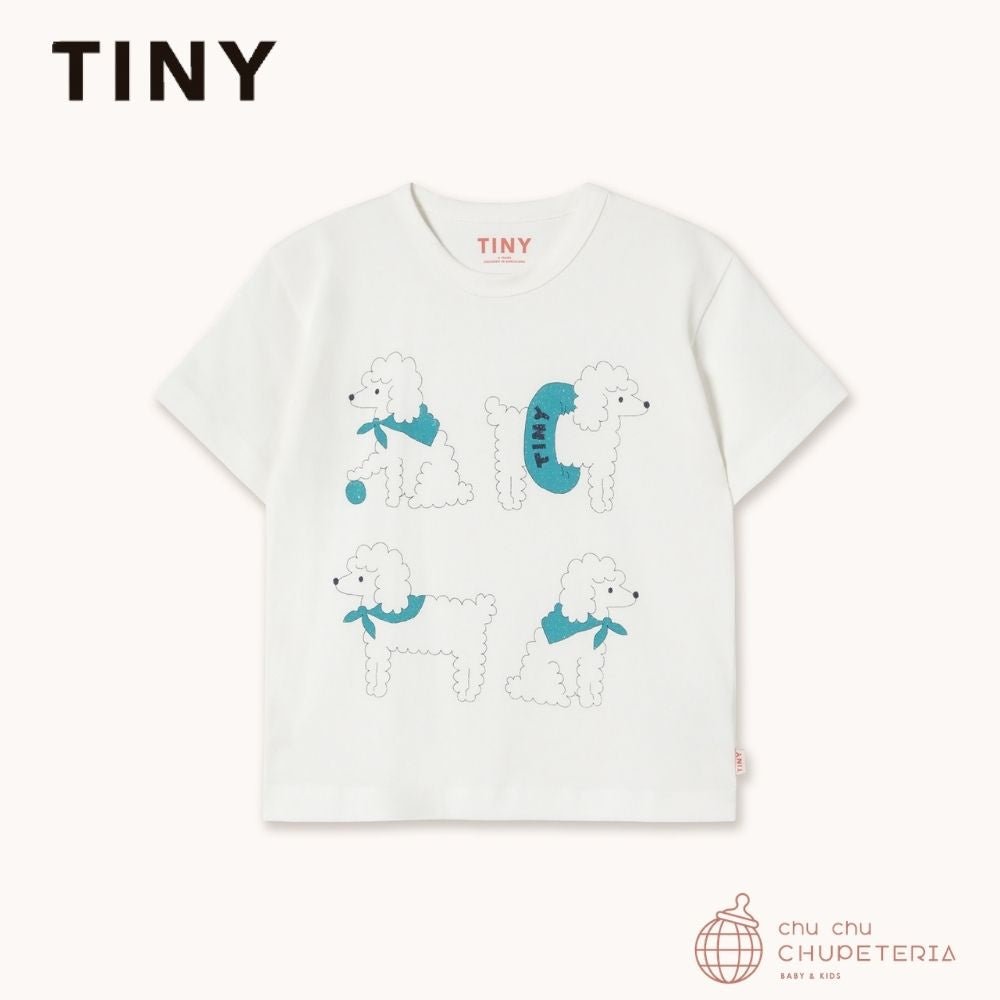 【TINYCOTTONS】[DROP 2] POODLE GRAPHIC TEE off - white (26SS) _1 _ chu chu CHUPETERIA