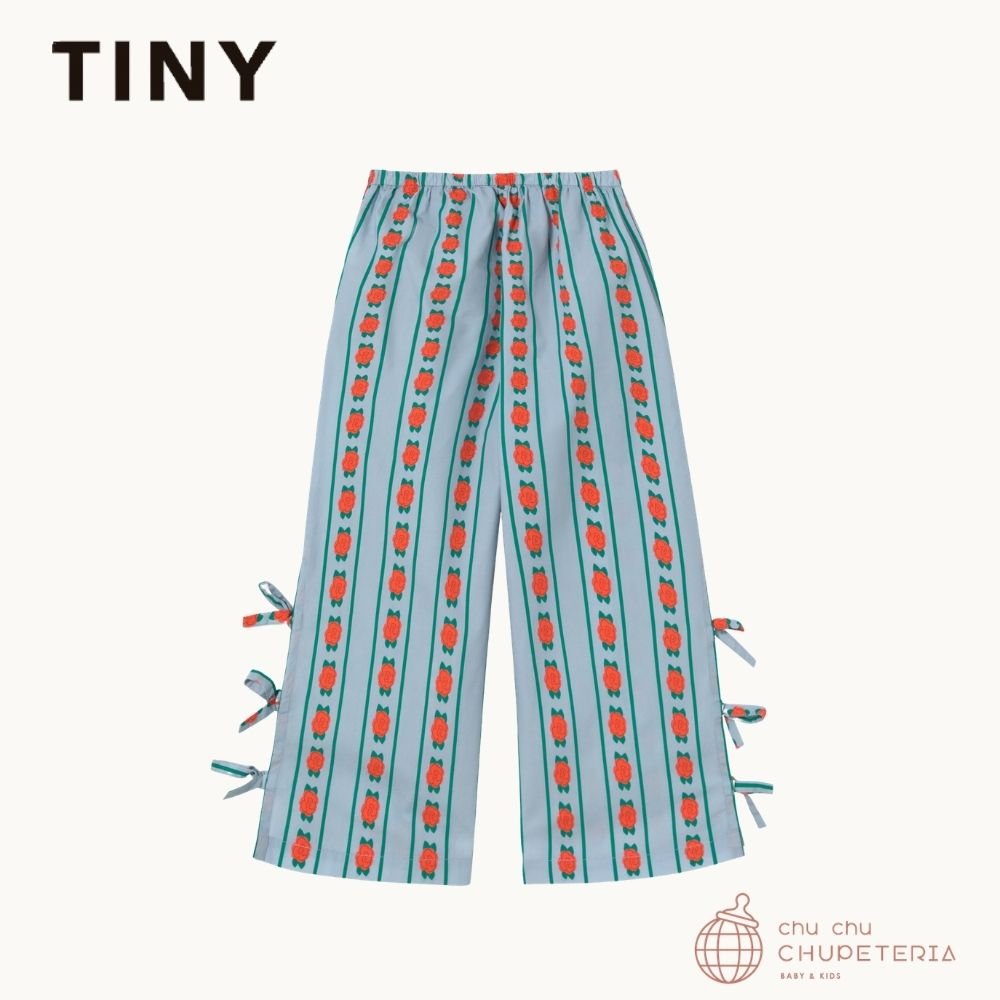 【TINYCOTTONS】[DROP 2] ROSE PATTERN PANT washed blue (26SS) _2 _ chu chu CHUPETERIA