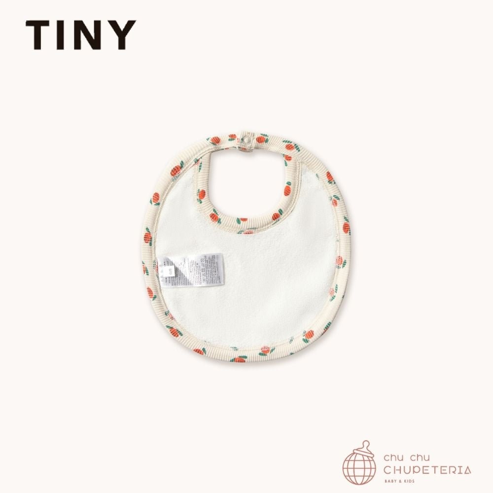 【TINYCOTTONS】[DROP 2] TINY ROSES RIB BIB off - white _2 _ chu chu CHUPETERIA