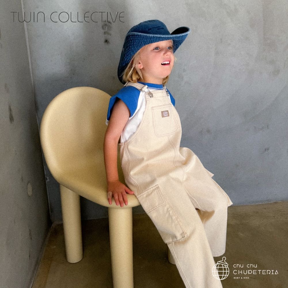 【TWIN COLLECTIVE】CARGO OVERALL - NEW NATURAL (26SS) _2 _ chu chu CHUPETERIA