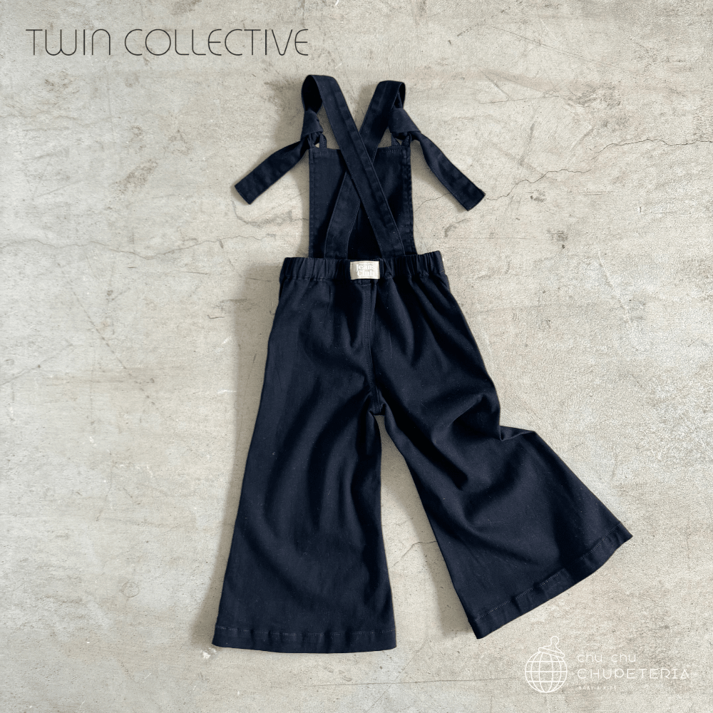 【TWIN COLLECTIVE】BIRKIN BELLS OVERALL - BLACK (26SS) _2 _ chu chu CHUPETERIA