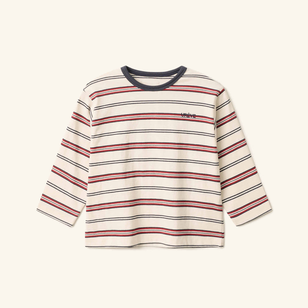 【UREVE】 Daz stripe tee - Ivory Stripe