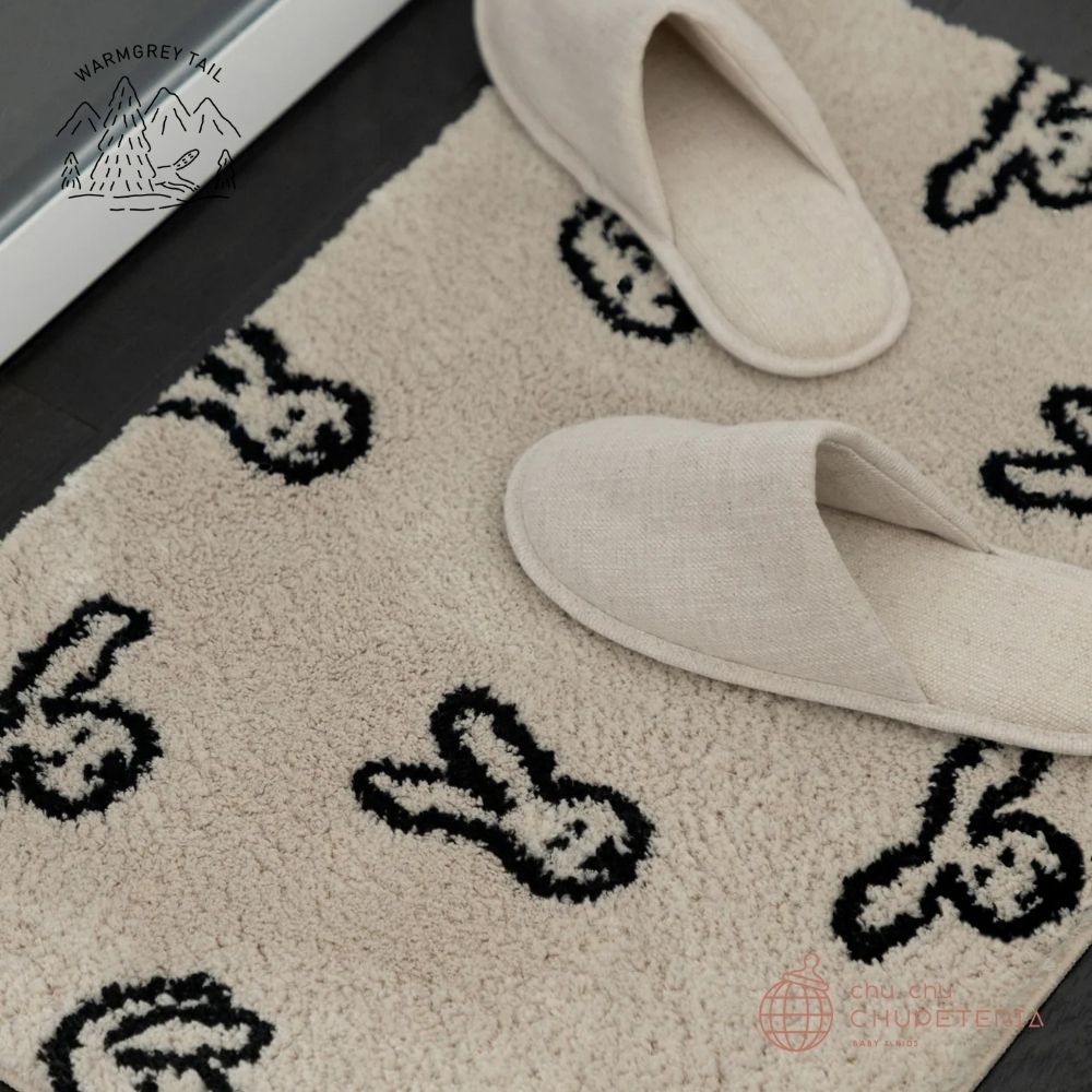《送料無料》【WARMGREY TAIL】BUNNY BUNNY DOORMAT _2 _ chu chu CHUPETERIA