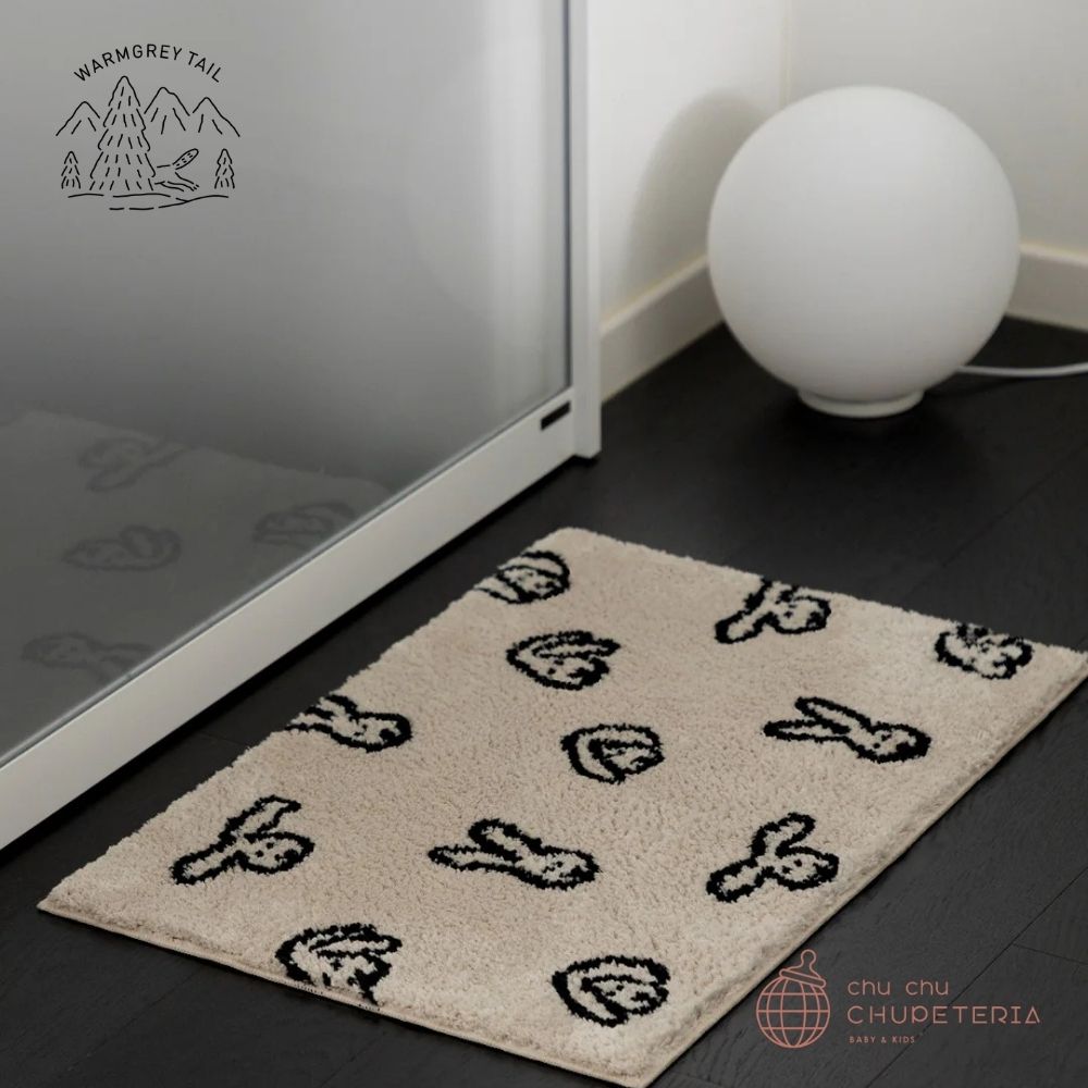 《送料無料》【WARMGREY TAIL】BUNNY BUNNY DOORMAT _1 _ chu chu CHUPETERIA