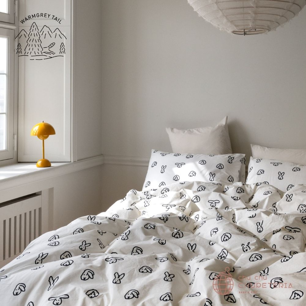 《送料無料》【WARMGREY TAIL】BUNNY BUNNY DUVET COVER _2 _ chu chu CHUPETERIA