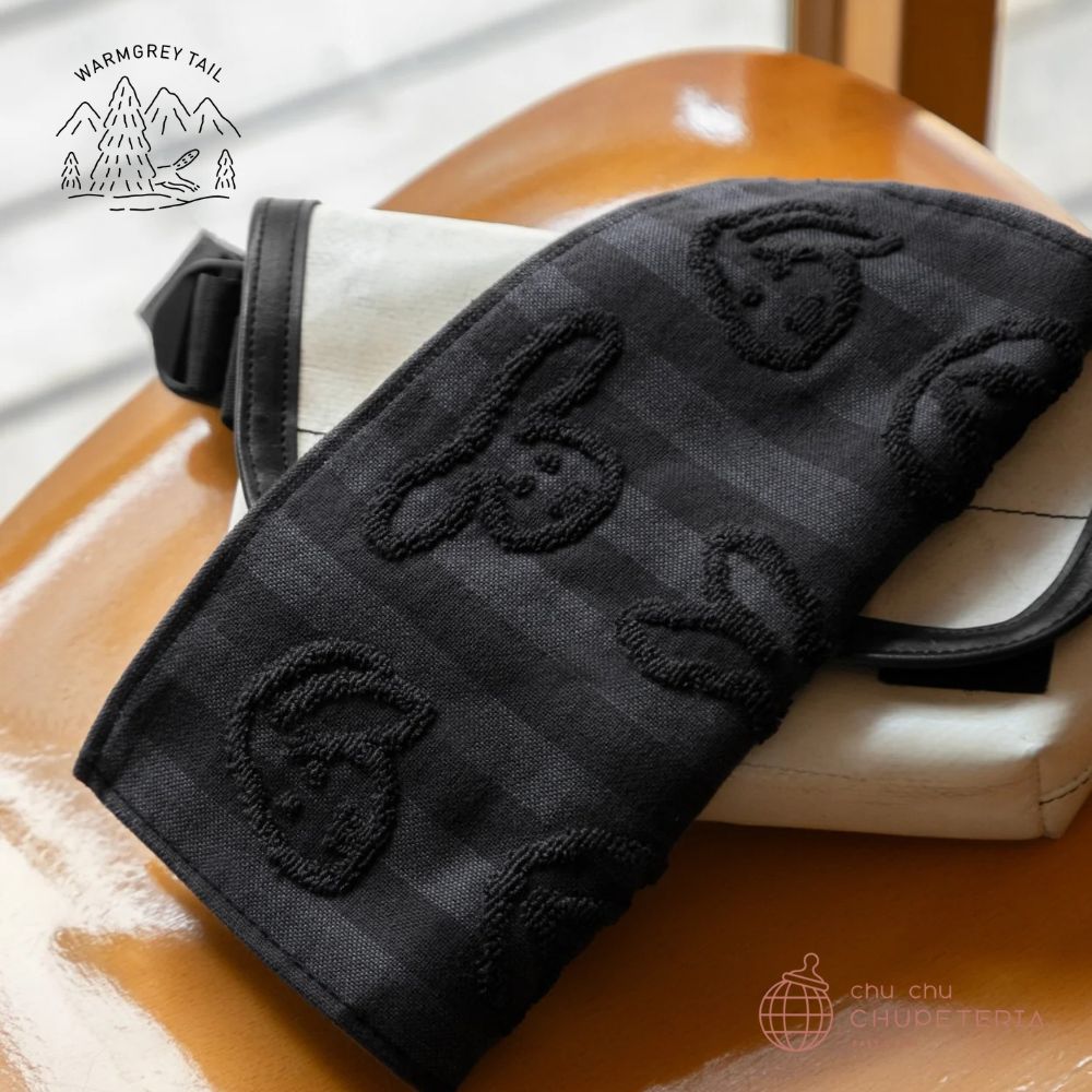 《送料無料》【WARMGREY TAIL】BUNNY BUNNY HAND CLOTH - BLACK _1 _ chu chu CHUPETERIA