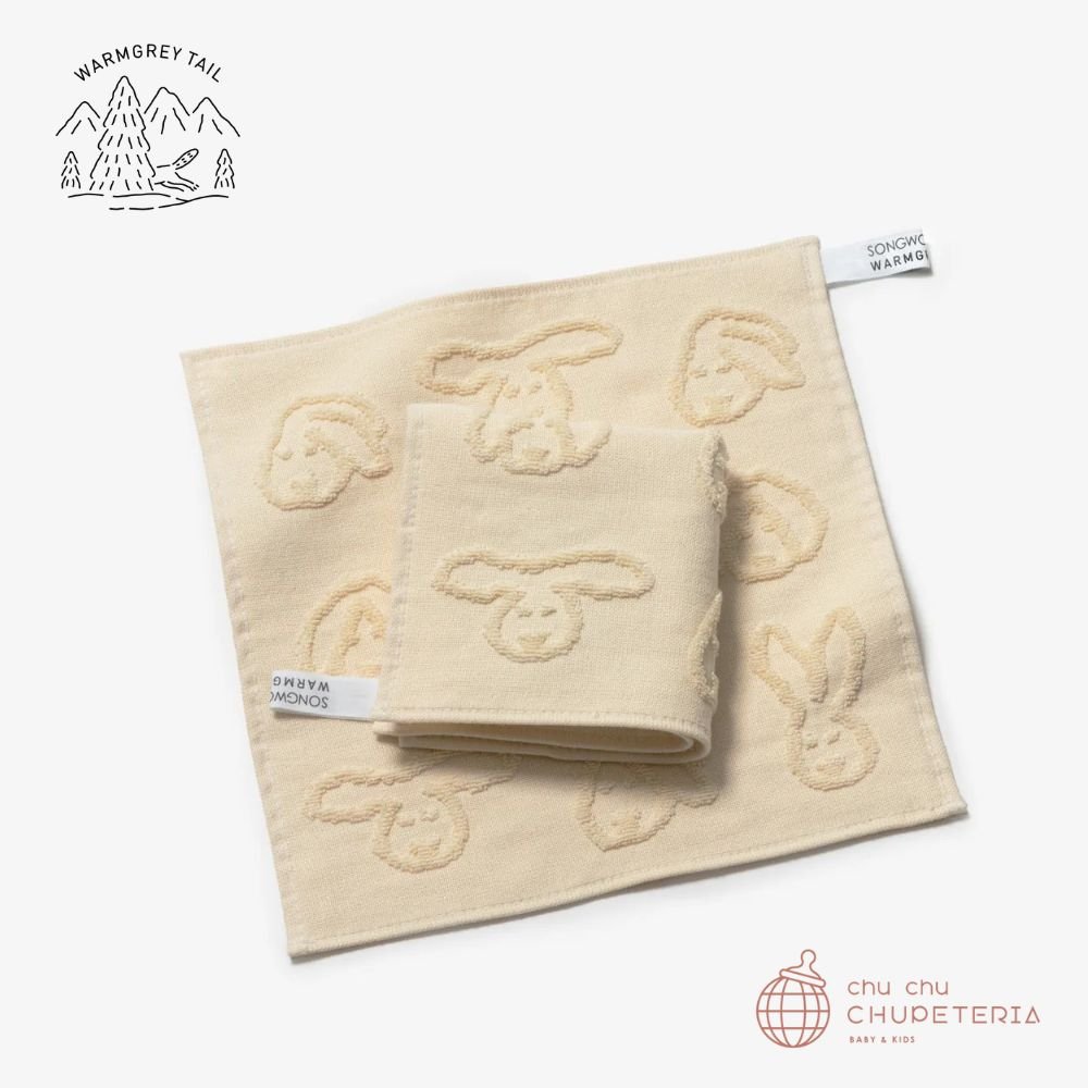 《送料無料》【WARMGREY TAIL】BUNNY BUNNY HAND CLOTH - IVORY _2 _ chu chu CHUPETERIA