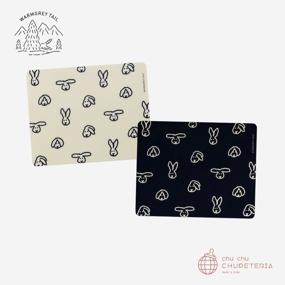 《送料無料》【WARMGREY TAIL】BUNNY BUNNY MOUSE PAD - BLACK _2 _ chu chu CHUPETERIA