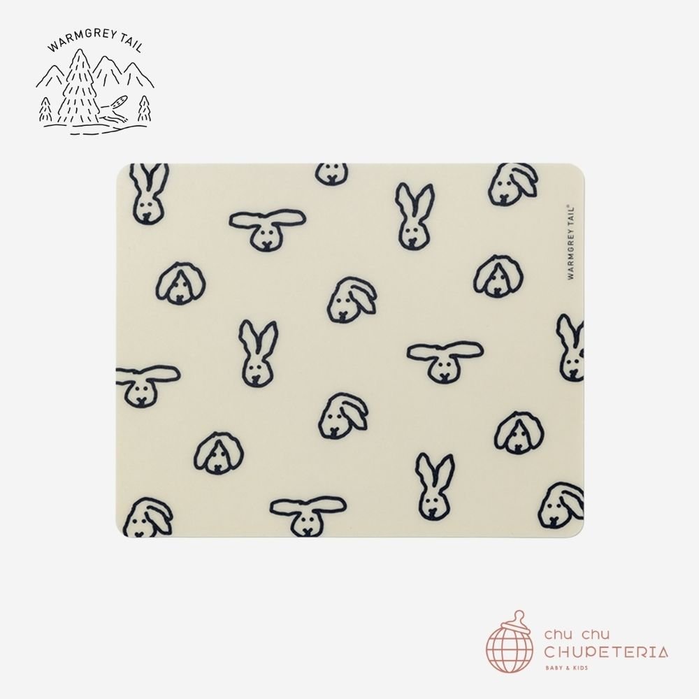 《送料無料》【WARMGREY TAIL】BUNNY BUNNY MOUSE PAD - IVORY _1 _ chu chu CHUPETERIA