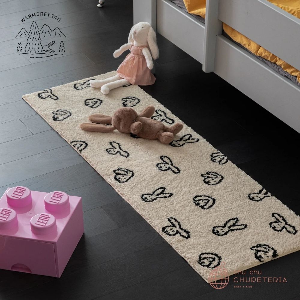 【WARMGREY TAIL】BUNNY BUNNY RUG _1 _ chu chu CHUPETERIA