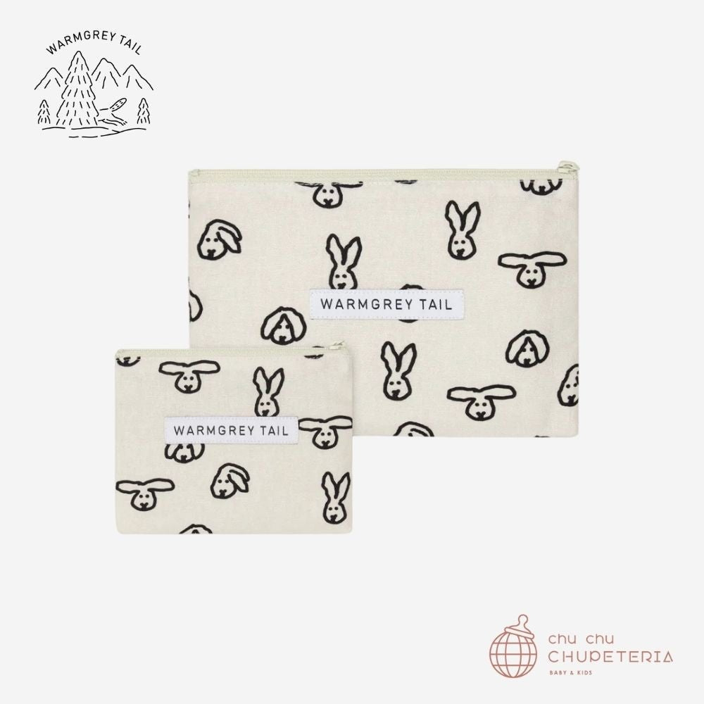 《送料無料》【WARMGREY TAIL】FLAT POUCH (2色) _2 _ chu chu CHUPETERIA