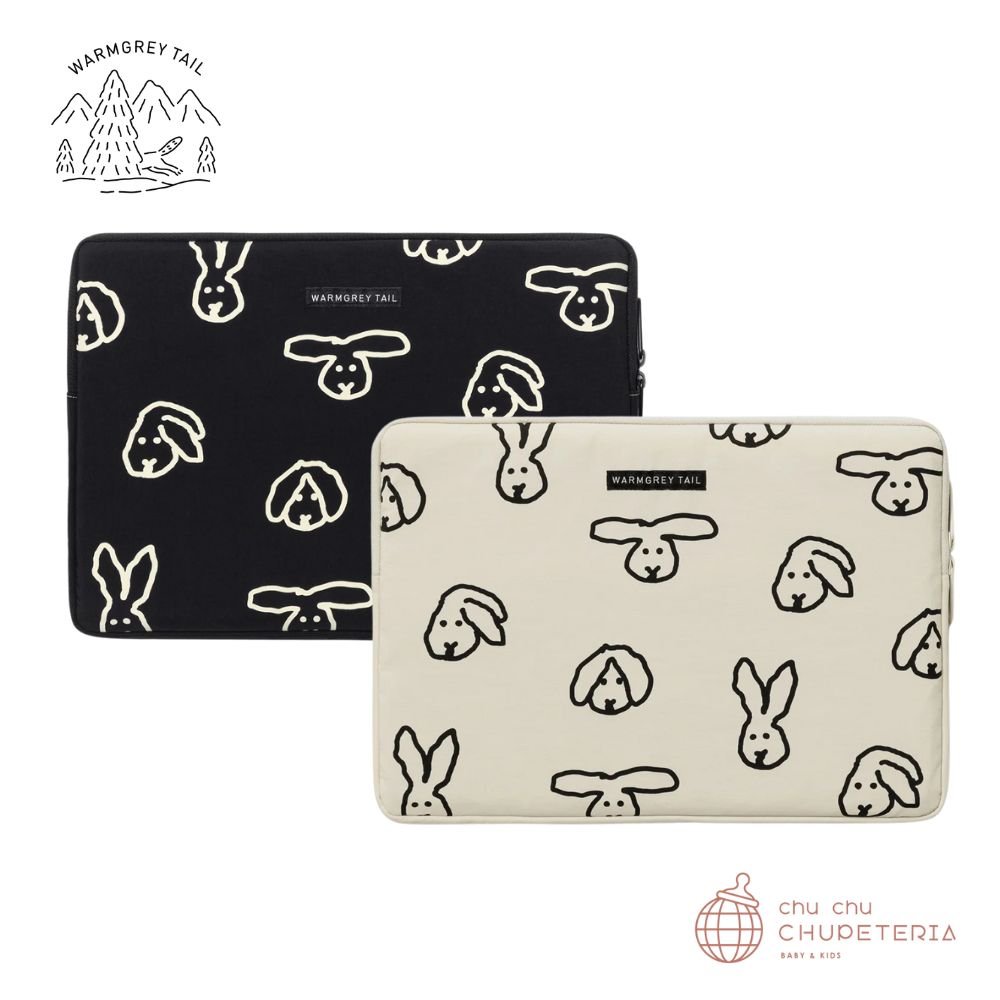 【WARMGREY TAIL】LAPTOP/TABLET NYLON POUCH _2 _ chu chu CHUPETERIA