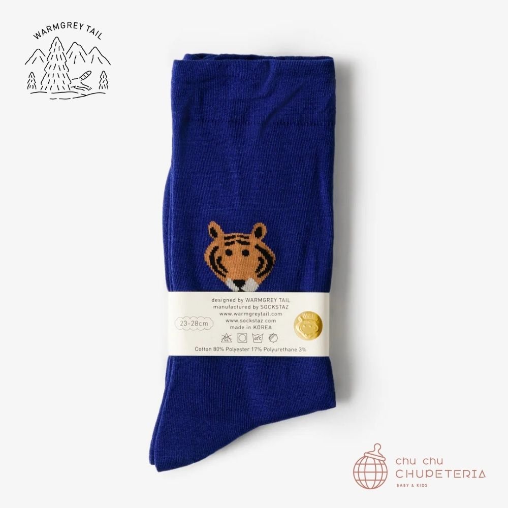 《送料無料》【WARMGREY TAIL】MEET TIGER SOCKS (4色) _2 _ chu chu CHUPETERIA