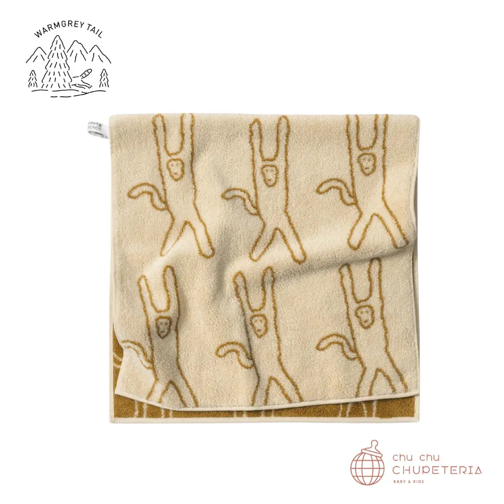 《送料無料》【WARMGREY TAIL】MONKEY FACE TOWEL - IVORY _1 _ chu chu CHUPETERIA