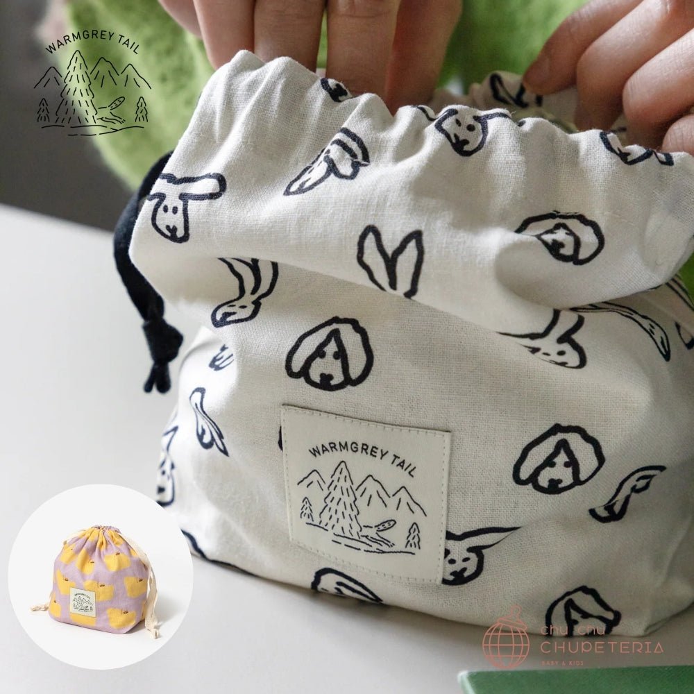 《送料無料》【WARMGREY TAIL】STRING POUCH (2色) _1 _ chu chu CHUPETERIA