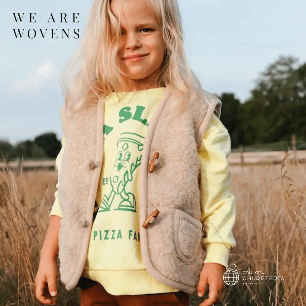 【We Are Wovens】Wool bodywarmer - Latte _1 _ chu chu CHUPETERIA