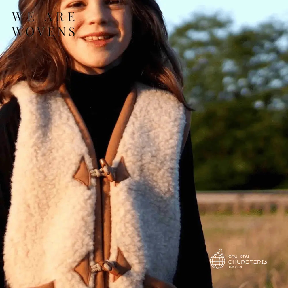【We Are Wovens】Wool bodywarmer - Macchiato _1 _ chu chu CHUPETERIA