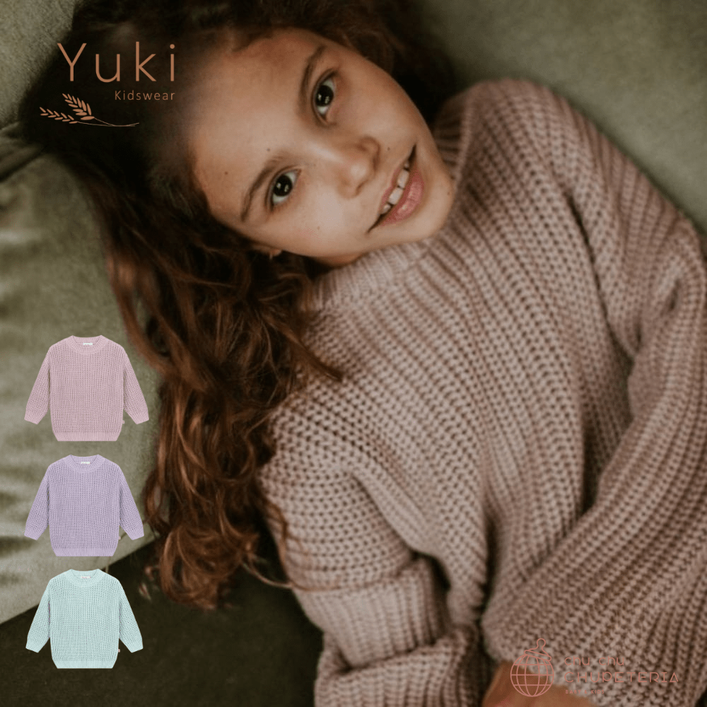 【Yuki Kidswear】Chunky Knitted Sweater _1 _ chu chu CHUPETERIA
